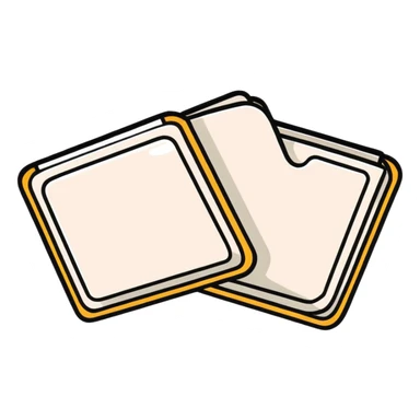 aesthetic white wallet sticker