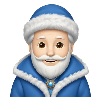 Ded Moroz blau sticker