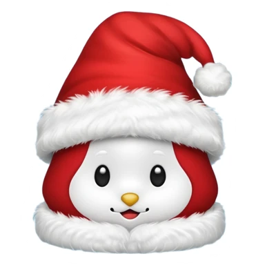 christmas hat for a website log only the hat sticker