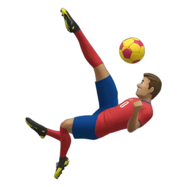 bicycle kick sticker