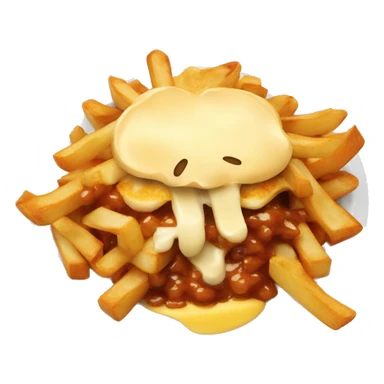 Poutine qui mange une poutine  sticker