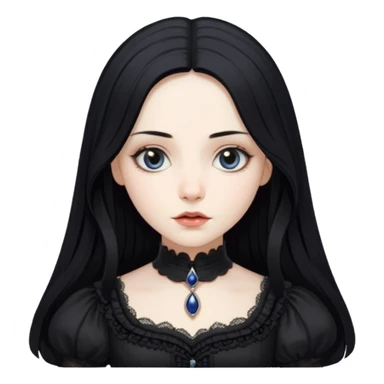 alice in wonderland gothic  sticker