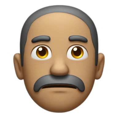 a man, fort emotion, sad and angry sticker