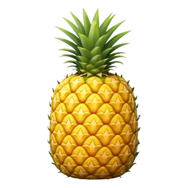 cut pineapple sticker