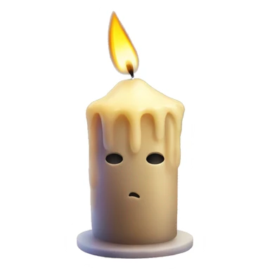 Candle in bar sticker