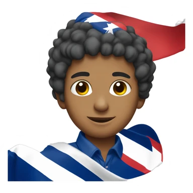 Emoji de un avión con bandera Dominicana  sticker