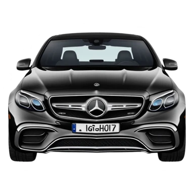 Mercedes Benz E 63 S 2017-2023 edition Black Matte sticker