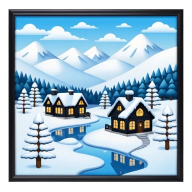 Winter wonderland sticker