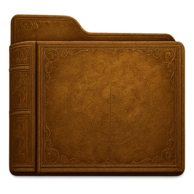 Combine the two layers to create the full ornate folder, matching the exact look and style of the provided ornate folder image. Maintain a transparent background. sticker