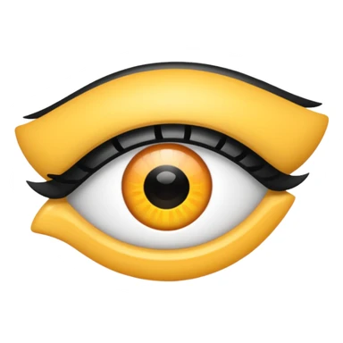 mascara de ojos sticker