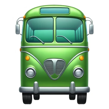 Green bus sticker