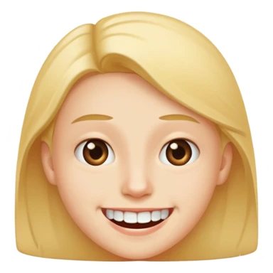 Awkward smile sticker