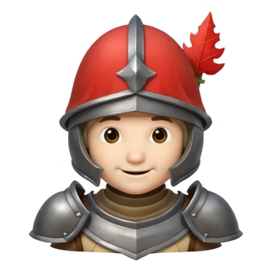 mushroom knight portrait, head and shoulders only, mushroom cap helmet, tiny armor collar, heroic smile, fantasy vibe, 3D cartoon, mobile game icon style, clean background, no text, no watermark
 
 sticker
