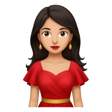 make it into a spanish woman sticker