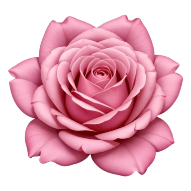 Polaroid photo of a pink rose  sticker