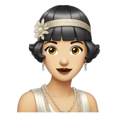 flapper sticker