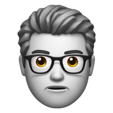 HongKong guy glasses angry sticker