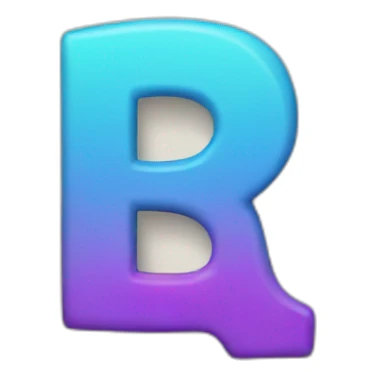 letter R sticker