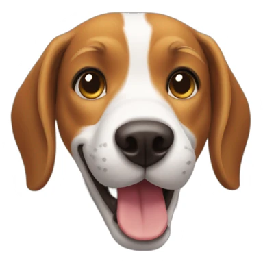 Beagle smile sticker