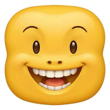 generate a smile emoticon for a dentist who treats teeth sticker