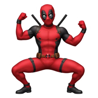 DeadPool from marvel rivals twerking sticker