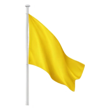 Yellow Race Flag sticker