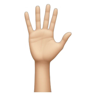 hand reaching sticker