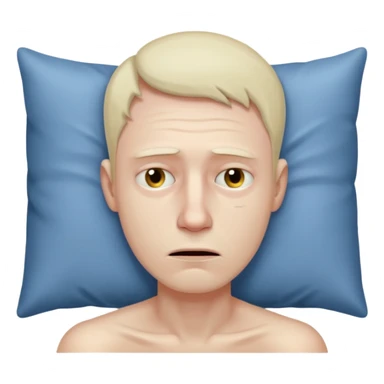 super duper duper i mean the absolute biggets man ever, dying from insominia sticker