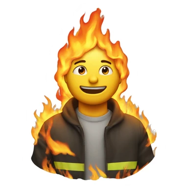 "Thanks James" covered in fire sticker