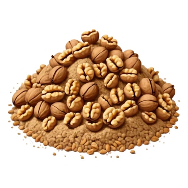 powdered walnuts sticker