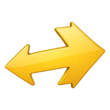 arrow curved emoji-style sticker