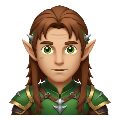 ESO male wood elf sticker