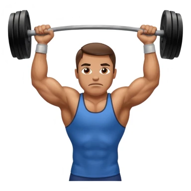 weightlifter Athlete in Action sticker