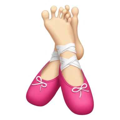 rhythmic gymnastics toe shoes sticker