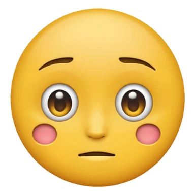 A normal emoji giving a side eye sticker