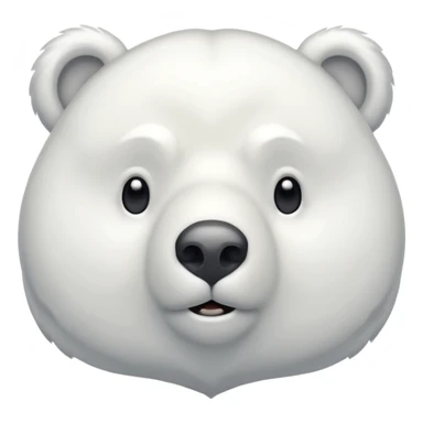 un ours polaire cagoulé sticker