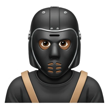 Masque de hockey de kanye west  sticker