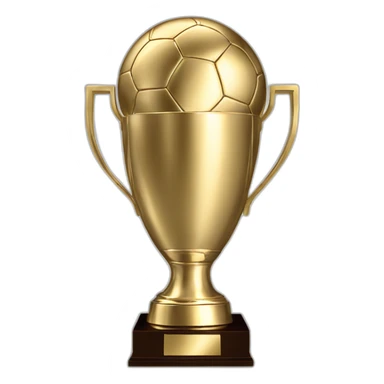 copa libertadores trophy con un 7 impreso sticker