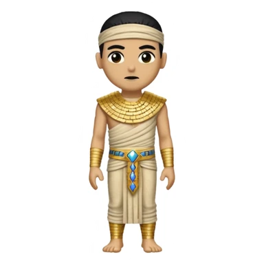Imhotep The Mummy from Universal Monsters with beige sequin outfit sticker