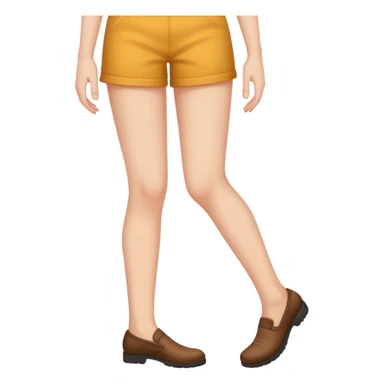 pessoa sentada com as pernas aparecendo, porem png sem aparecer no que ela ta sentada sticker