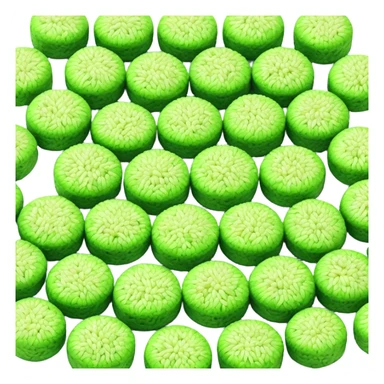  green rice balls sticker