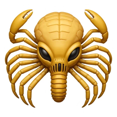 man with Facehugger sticker
