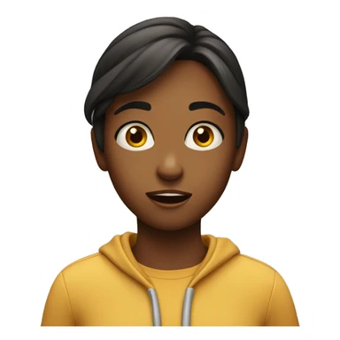 girl with surprised face sticker