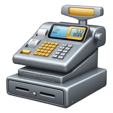POV of a cash register sticker