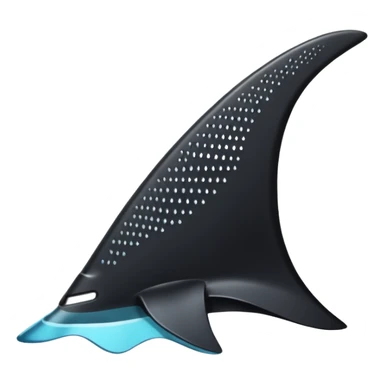 The underwater fin sticker