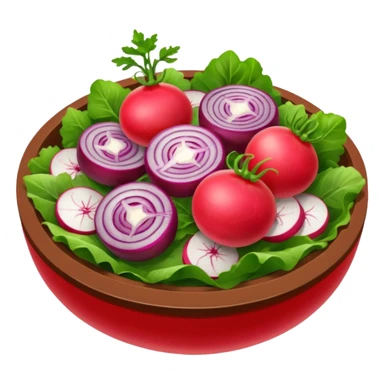 vegetarian red salad sticker