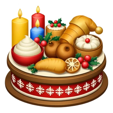 romania christmas food sticker