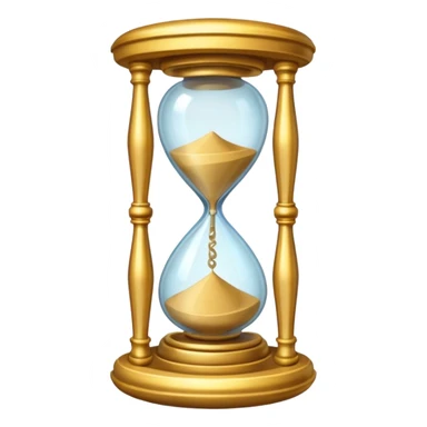 Magical Hourglass for time traveler sticker