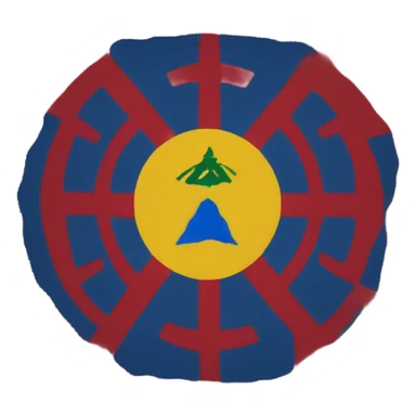 Tibetan flag sticker