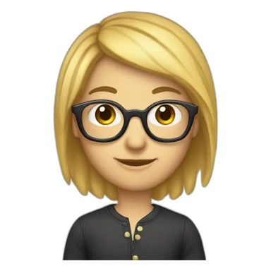 Chercheur lunette et carte d'accès  sticker